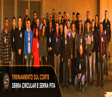 Sul Corte recebe clientes em treinamento técnico sobre serra fita e serra circular